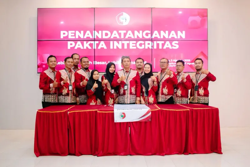 Penandatanganan Pakta Integritas
