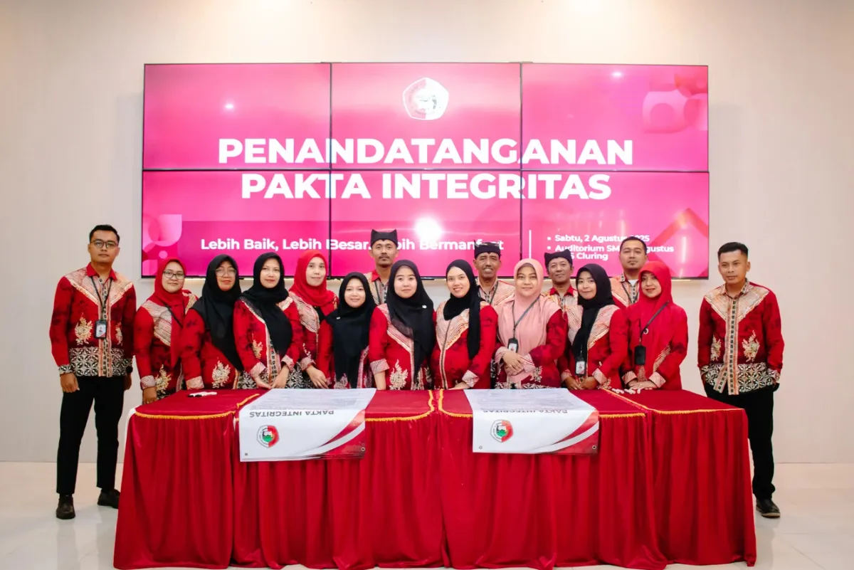 Tingkatkan Marwah Lembaga, Pimpinan Unit Teken Pakta Integritas PERPENAS 2025